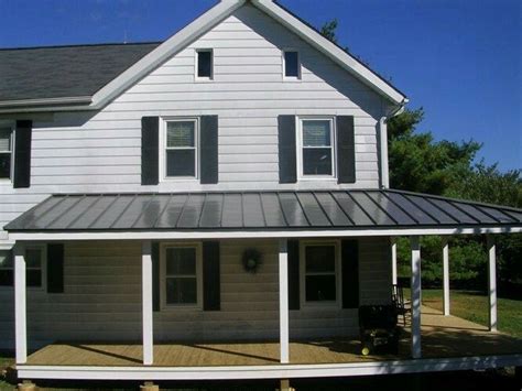 metal roof over porch pictures